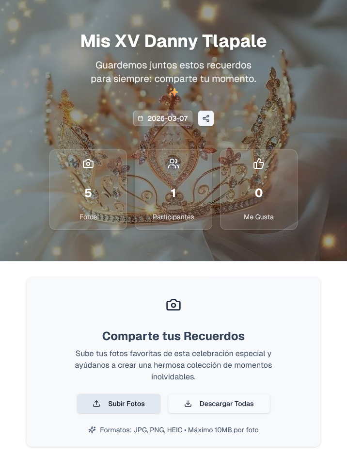 Album digital colaborativo